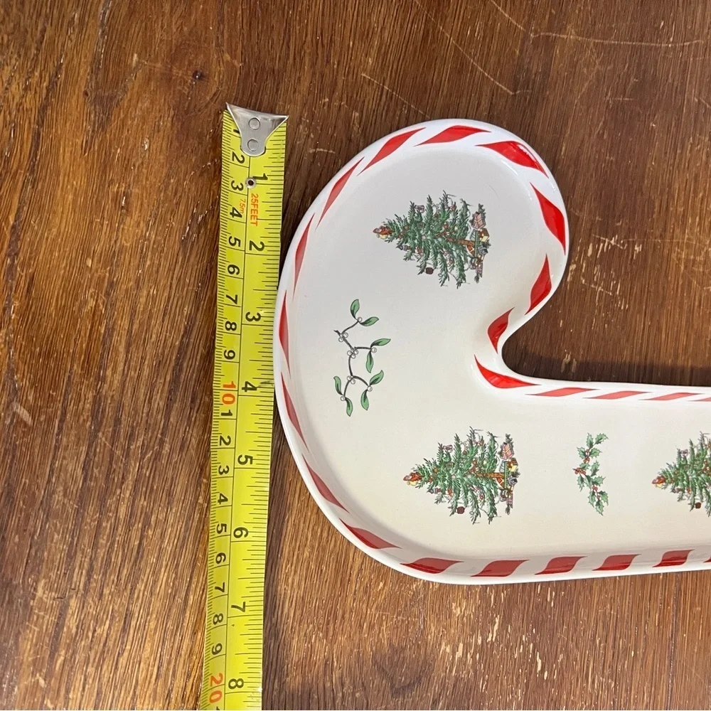 Spode Christmas Tree Peppermint Candy Cane Tray – New in Box